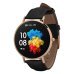 Garett Smartwatch Verona Gold And Black Leather Умные часы AMOLED / Bluetooth / IP67 / GPS / SMS