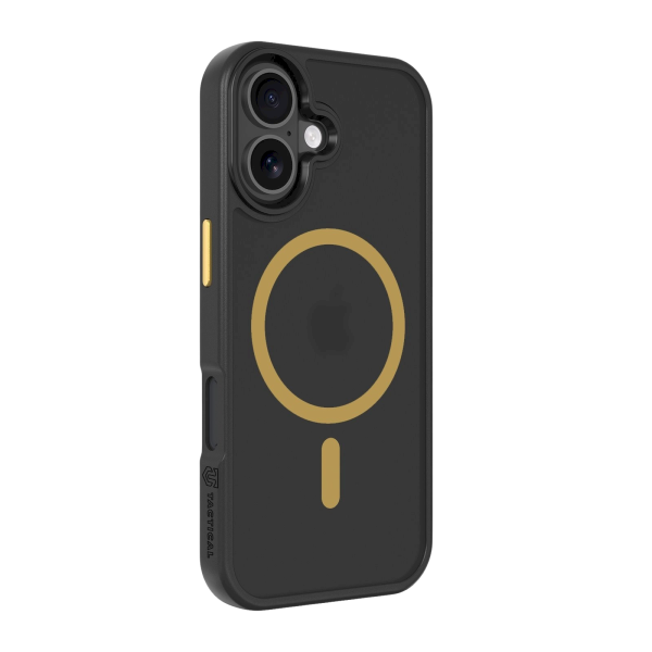 Обложка книги «Tactical MagForce Hyperstealth 2.0 Cover Защитный чехол для iPhone 17 / чёрный/жёлтый»