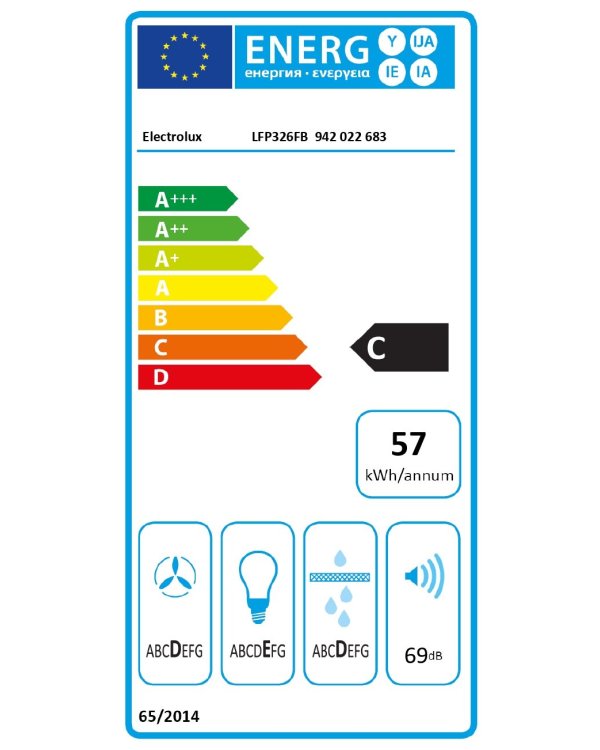 Electrolux LFP326FB Встраиваемая вытяжка