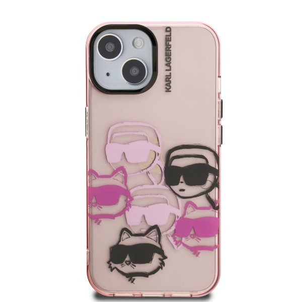 Karl Lagerfeld IML Multi K&CH Heads Case Чехол для Apple iPhone 15