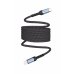 Swissten Магнитный с автоподмоткой USB-C / Lightning кабель 1m