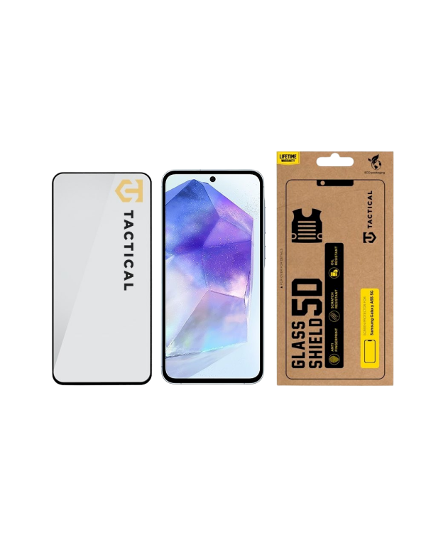 Tactical Glass Shield 5D Защитное стекло для Samsung Galaxy A55 5G / чёрный