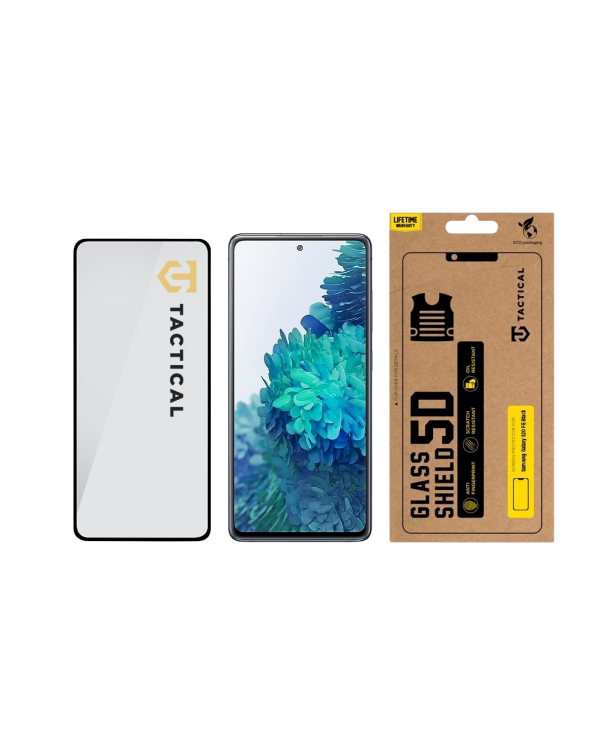 Tactical Glass Shield 5D Защитное стекло для Samsung Galaxy S20 FE / чёрный