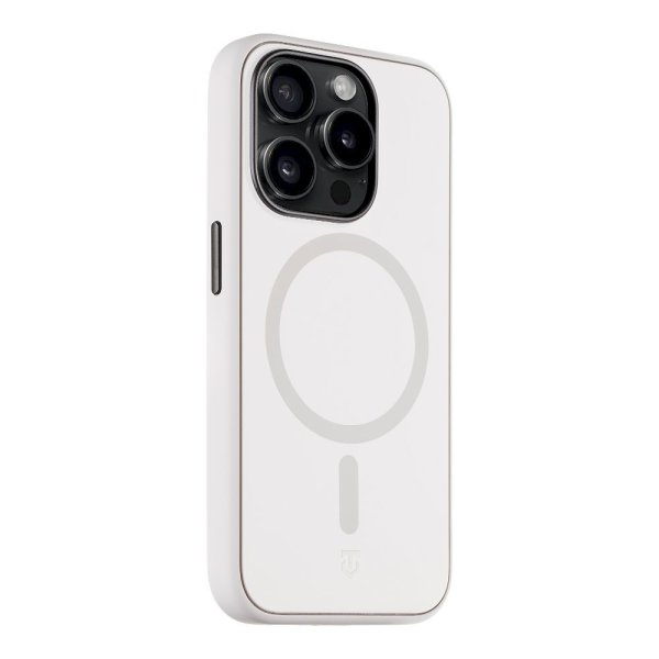 Tactical MagForce SmoothIsFast Cover Защитный чехол для Apple iPhone 15 Pro / меловой