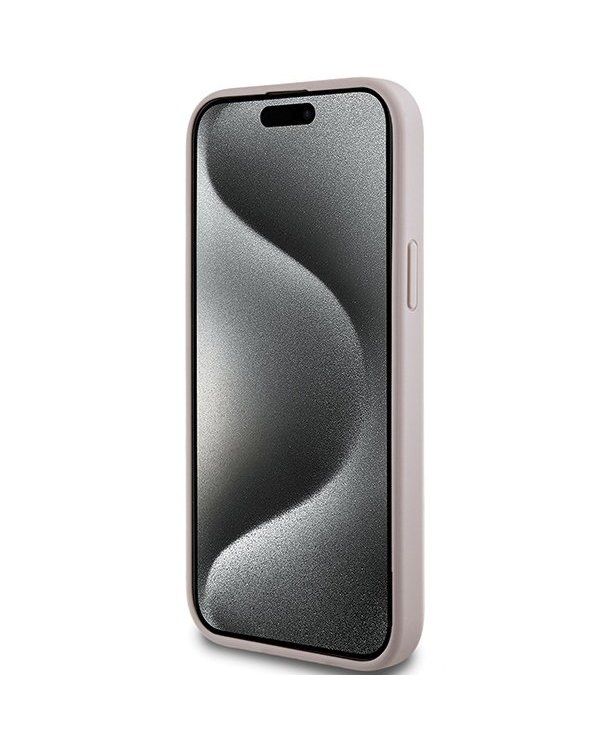 Guess 4G Collection Leather Metal Logo MagSafe Чехол для Apple iPhone 13 / 14 / 15