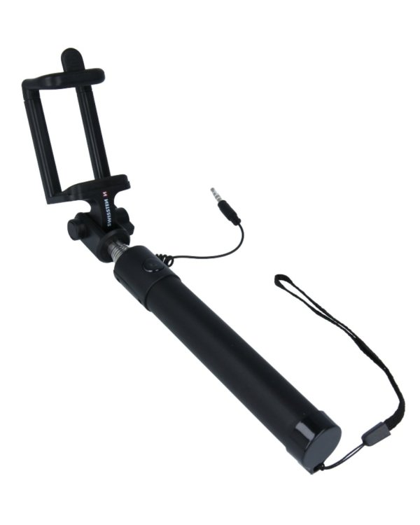 Дополнительное изображение книги «Swissten Wired Selfie Stick штатив с кнопкой на ручке»