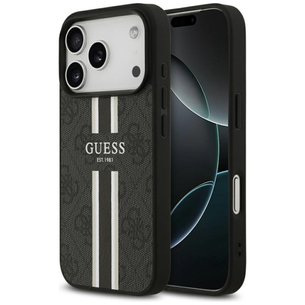 Guess 4G Printed Stripes MagSafe Case Чехол для Apple iPhone 17 Pro