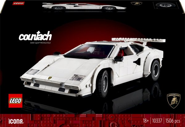 LEGO 10337 ICONS Lamborghini Countach 5000 Quattrovalvole Модельный Конструктор Авто