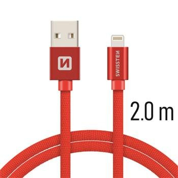 Swissten Textile Fast Charge 3A Lightning Кабель Для Зарядки и Переноса Данных 2m