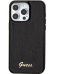 Guess HC Sequin Script Metal Case Защитный Чехол для Apple iPhone 15