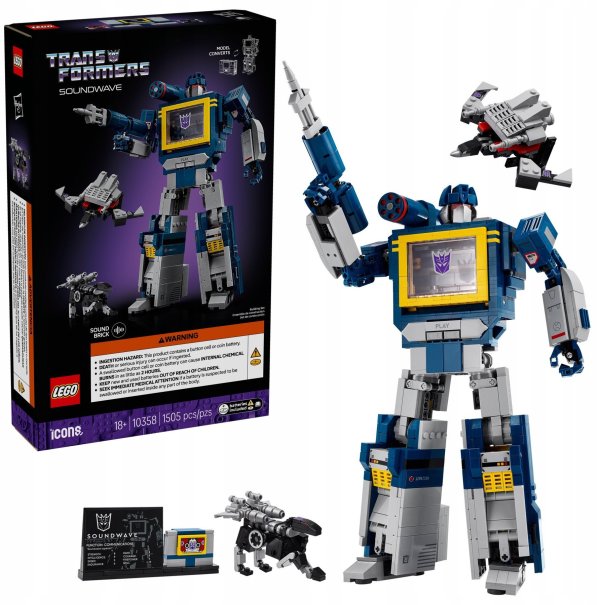LEGO 10358 Transformers: Soundwave Конструктор