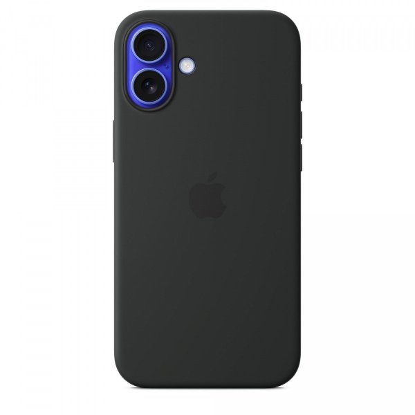 Обложка книги «Apple Силиконовый чехол с MagSafe для iPhone 16 Plus Black»