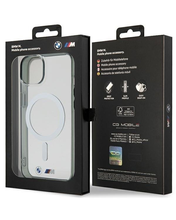 BMW BMHMP14MHCRS Чехол для Apple iPhone 14 Plus / 15 Plus