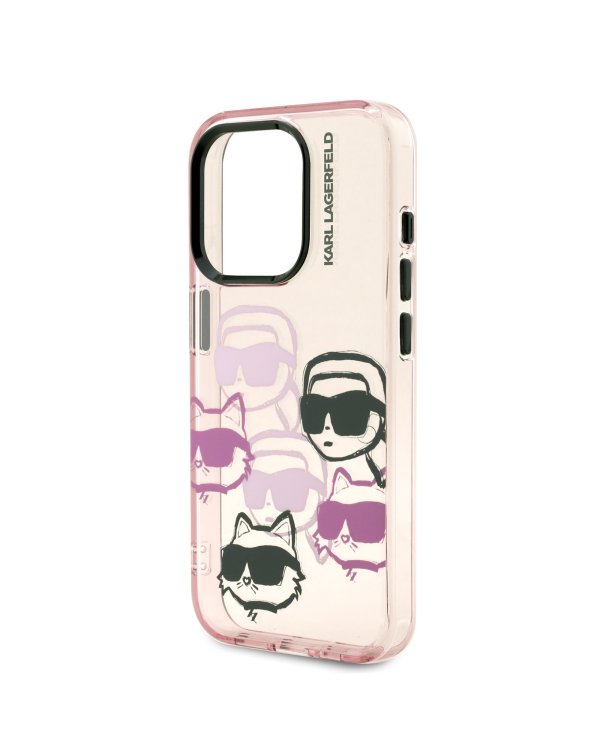 Karl Lagerfeld IML Multi K&CH Heads Case Чехол для Apple iPhone 15 Pro