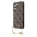 Guess 4G Charm Case Защитный чехол для Samsung Galaxy S23 / коричневый