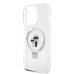 Karl Lagerfeld Ringstand Karl and Choupette MagSafe Case Защитный чехол для iPhone 15 Pro Max / белый