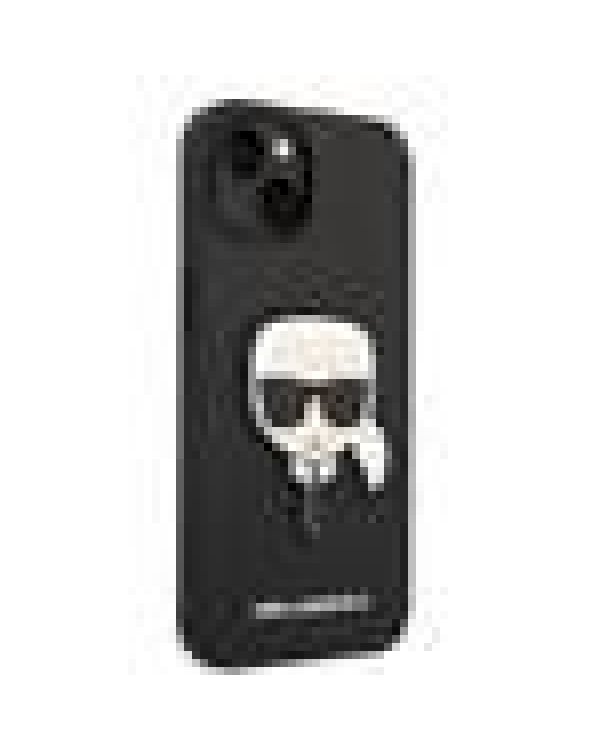 Karl Lagerfeld PU Saffiano Karl Head Case Защитный чехол для iPhone 14 Plus / чёрный