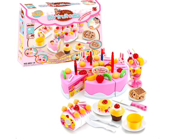 RoGer Интерактивный торт на день рождения с 75 предметами RoGer Интерактивный торт на день рождения с 75 предметами