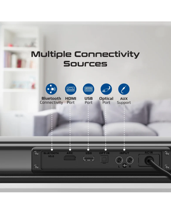 Promate StreamBar30 BassBoost SoundBar Система домашнего кинотеатра