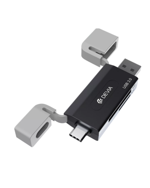 Devia EL240 USB / USB-C 3.0 Считыватель Карт