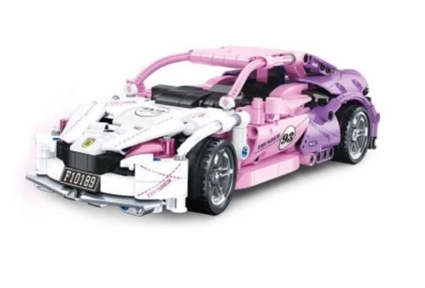 Jie Star Набор строительных блоков для спортивного автомобиля 652шт