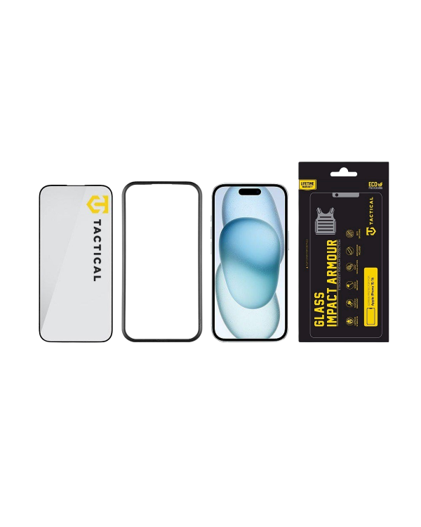 Tactical Glass Impact Armour Защитное стекло для Apple iPhone 15/16