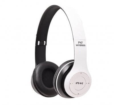 Обложка книги «RoGer P47 Bluetooth Наушники с FM-радио Белые»