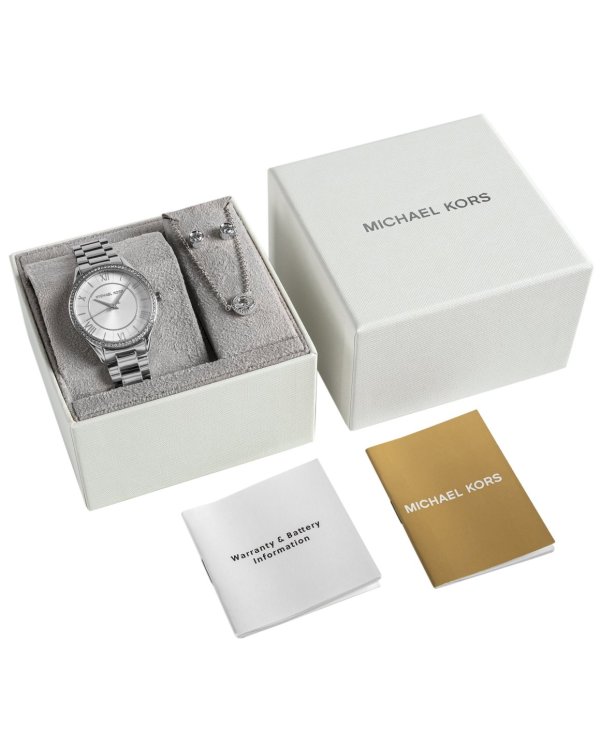 Дополнительное изображение книги «Michael Kors Lauryn MK4851SET Женский Набор: Часы, Серьги и Ожерелье»