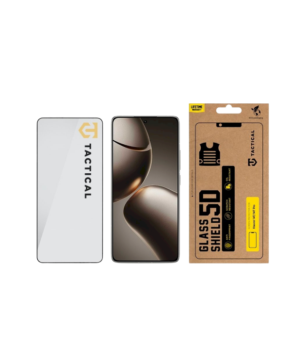Tactical Glass Shield 5D Защитное стекло для Xiaomi 14T/14T Pro / чёрный