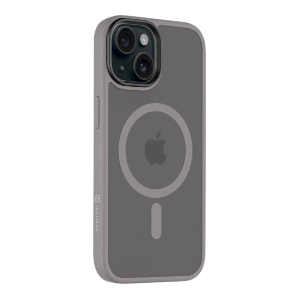 Обложка книги «Tactical MagForce Hyperstealth Cover Защитный чехол для iPhone 15 / светло-серый»