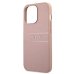 Guess GUHCP13XPSASBPI Saffiano Stripe Back Case Чехол для Apple iPhone 13 Pro Max Rose