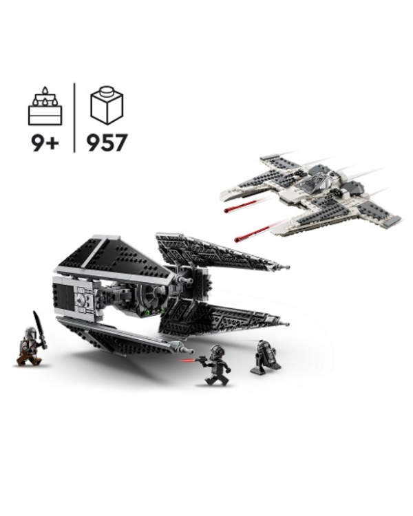 LEGO 75348 Mandalorian Fang Fighter VS TIE Interceptor Конструктор