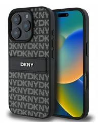 DKNY Texture Pattern Tonal Stripe Защитный Чехол для Apple iPhone 16 Pro