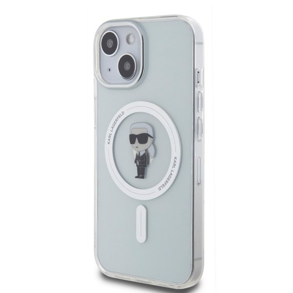 Karl Lagerfeld IML Ikonik MagSafe Case Защитный чехол для iPhone 15 / прозрачный