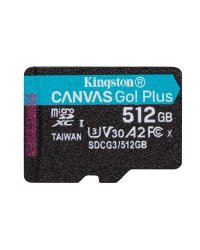 Kingston Canvas Go! Plu Карта Памяти microSDXC / 512GB / 10 UHS-I /170 MB/s