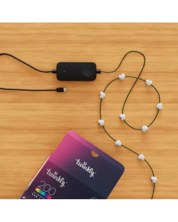 Twinkly Candies Hearts Smart LED Лампа Гирлянда 12м USB-C