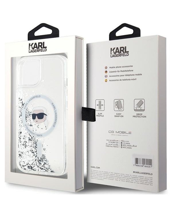 Karl Lagerfeld KLHMP15SLGKISGH Чехол для Apple iPhone 15 / 14 / 13