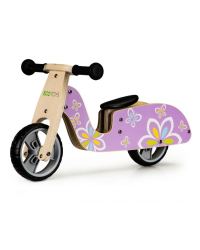 EcoToys Balance Bike из дерева Pink