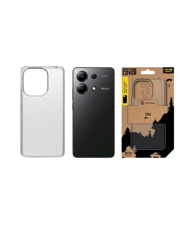 Tactical TPU Cover Защитный чехол для Xiaomi Redmi Note 13 4G / прозрачный