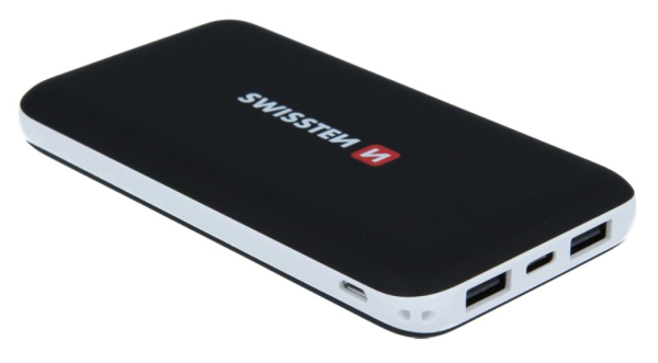 Swissten Black Core Premium Power Bank Переносная зарядная батарея 2A / USB / USB-C / 10000 mAh