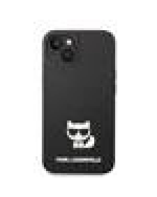 Karl Lagerfeld Liquid Silicone Choupette Защитный чехол для iPhone 14 Plus / чёрный