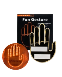 Wooco Автомобильная интерактивная LED ладонь с дистанционным управлением