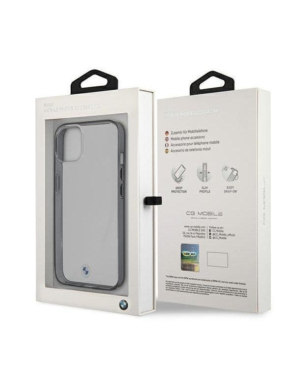 BMW BMHCP13MPCUMRBK Signature Collection Силиконовый чехол для Apple iPhone 13 Прозрачный