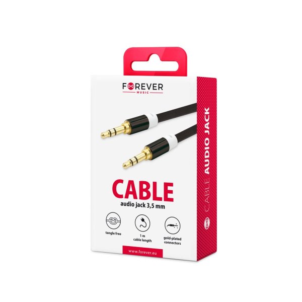 Обложка книги «Forever Audio AUX провод 3.5 mm -> 3.5 mm 1m»