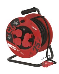 Emos Резиновая катушка удлинителя 4 розетки 25m