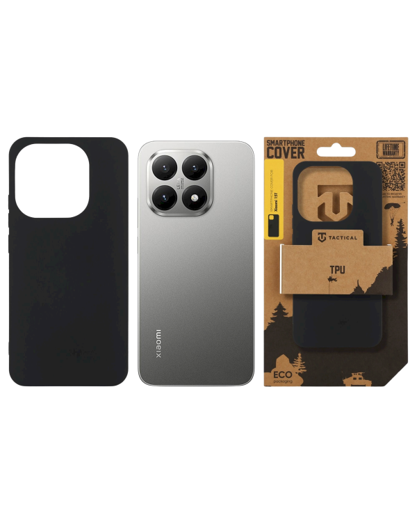 Tactical TPU Cover Защитный чехол для Xiaomi 15T / чёрный