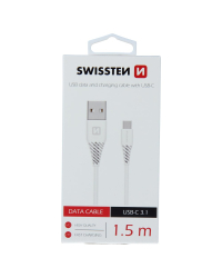 Swissten Basic Универсальный Quick Charge USB-C USB Кабель данных 1.5m