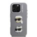 Karl Lagerfeld Grained PU K&CH Heads Case Чехол для Apple iPhone 16 Pro