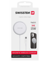 Swissten MagStick Зарядное устройство 15W для Apple iPhone USB-C