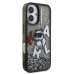 Karl Lagerfeld Liquid Glitter Scattered Choupette Case Чехол для Apple iPhone 16